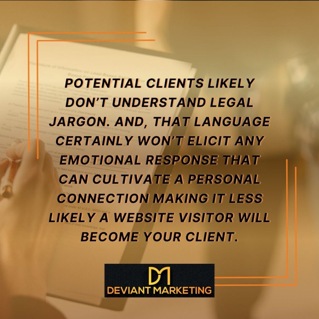 Another Legal Website Mistake | Deviant Marketing | Legal Marketing Near Me
